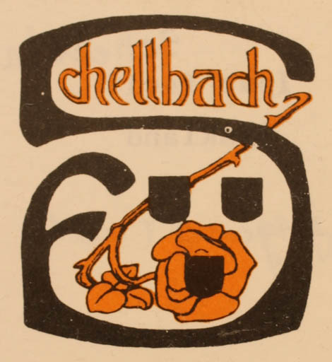 Exlibris by ? Schellbach from Germany for ? Schellbach - Jugend Monogram 