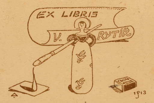 Exlibris by Vaclav Rytir from Czechoslovakia for Vaclav Rytir - 