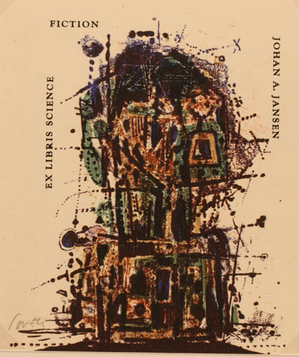 Exlibris by Pravoslav Sovak from Czechoslovakia for Johan H. A. Jansen - Abstract 