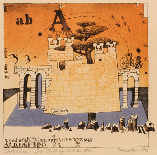 Exlibris by Marcel Hasic from Slovak Republic for Joop & Jentien Peijnenburg - Castle/Palace 