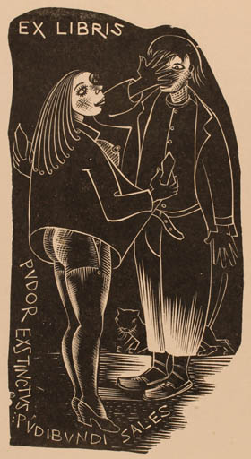 Exlibris by ? ? from Unknown for ? ? - Erotica 