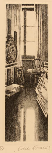 Exlibris by Erica Forneris from Italy for Cesare Pavese - Interior 