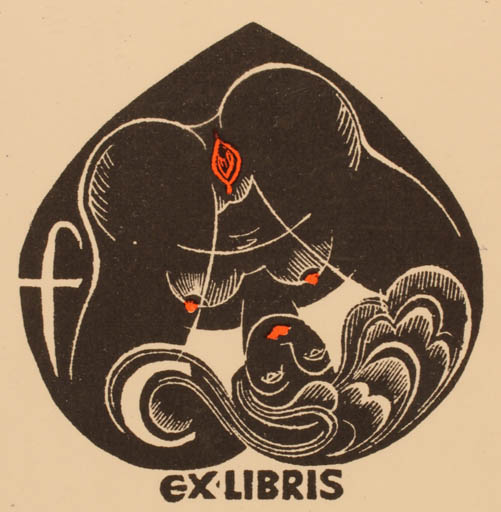 Exlibris by Peter Wolbrandt from Germany for ? ? - Erotica Ex Erotica 