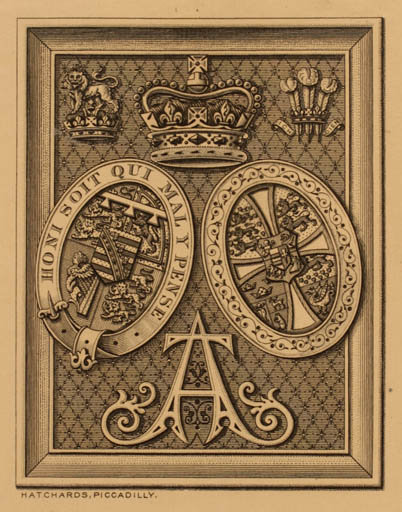 Exlibris by Piccadilly Halchards from Great Britain for ? Her Majesty Queen Alexandra - Heraldry Regent/royalty 