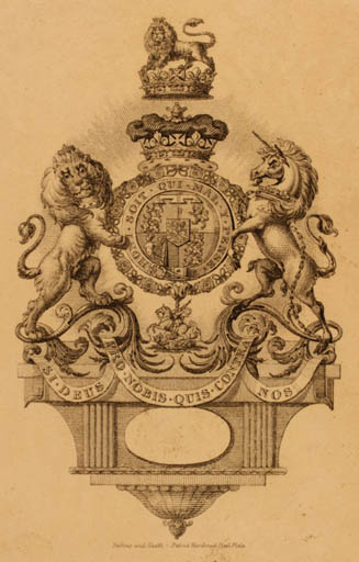 Exlibris by ? Perkins & Heath from Great Britain for ? Augustus Frederick - Heraldry Regent/royalty 