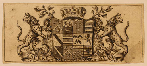 Exlibris by ? ? from Great Britain for George Parker - Heraldry 