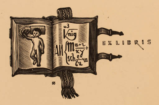 Exlibris by G. Kravtsov from Russia for ? ? - Book 