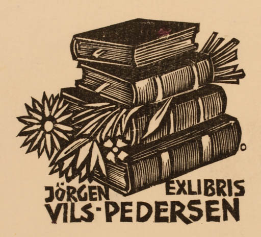 Exlibris by Herbert S. Ott from Germany for Jørgen Vils Pedersen - Book 