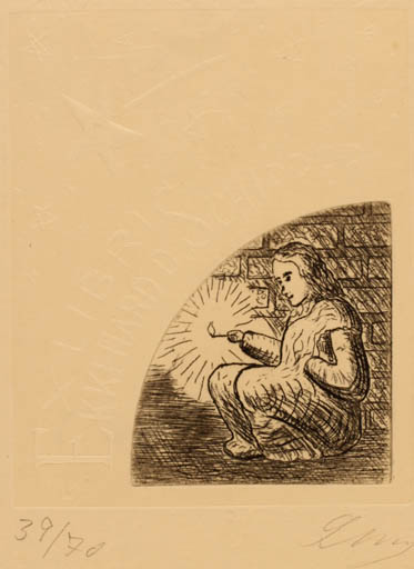 Exlibris by Lorentz May from Germany for Ekkehard Schipper - Fairytale/fable 