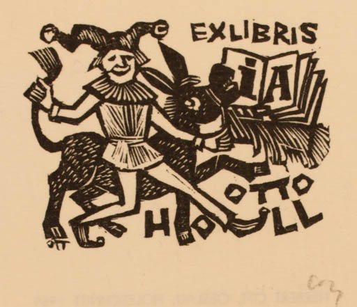 Exlibris by Herbert S. Ott from Germany for Otto Holl - Literature 