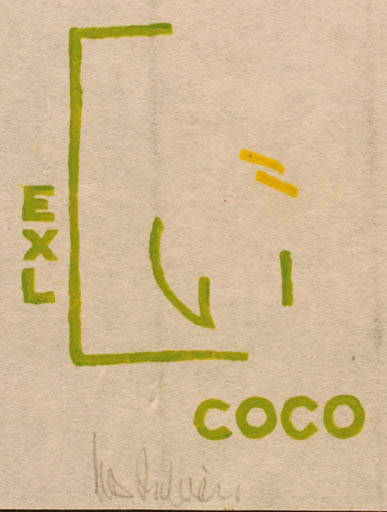 Exlibris by Cees Andriessen from Germany for COCO ? - Abstract 