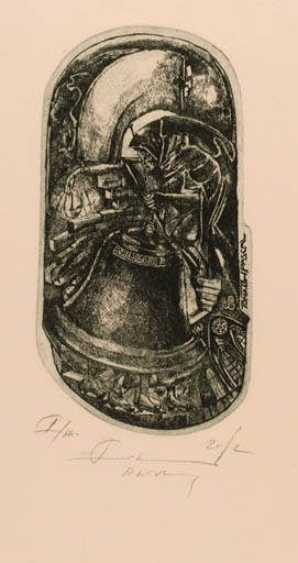 Exlibris by Ertan Aktas from Turkey for ? ? - 