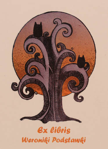 Exlibris by Weroniki Podstawki from Poland for Weroniki Podstawki - Tree 