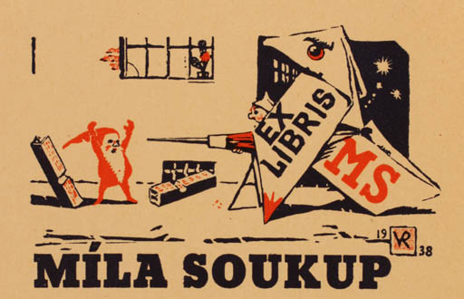 Exlibris by Vaclav Rytir from Czech Republic for Nila Soukup - Fairytale/fable 