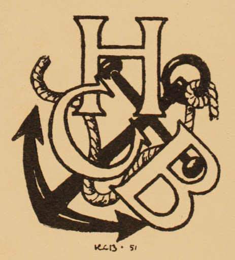 Exlibris by H. C. Bärenholdt from Denmark for H. C. Bärenholdt - Maritime 