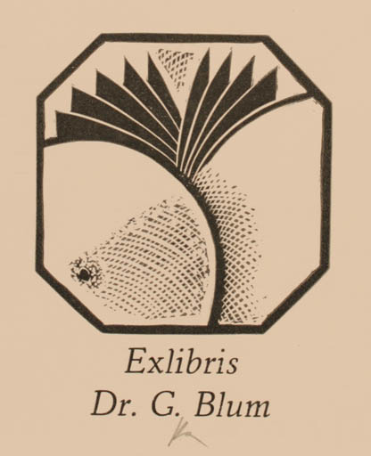 Exlibris by Siegmund Hammermann from Germany for ? ? - Book 