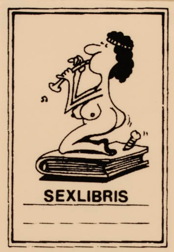 Exlibris by Chemnitz ? Bach from Unknown for ? ? - Book Woman Music Nude 