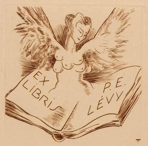 Exlibris by ? Tilmans from Unknown for Pierre Edmond Levy - 