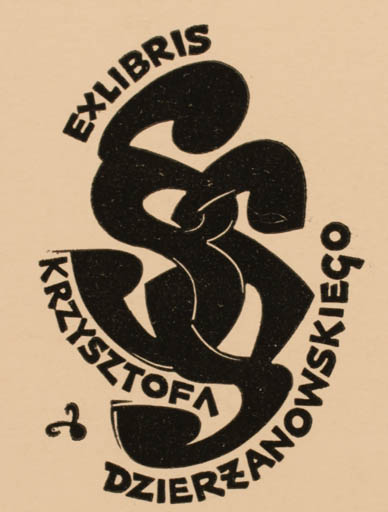 Exlibris by Zbigniew Dolatowski from Poland for Krzysztof Dzierzanowski - Law 