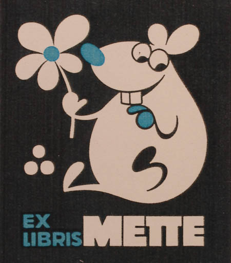 Exlibris by Walter Lehmann from Denmark for ? Mette - Fauna 