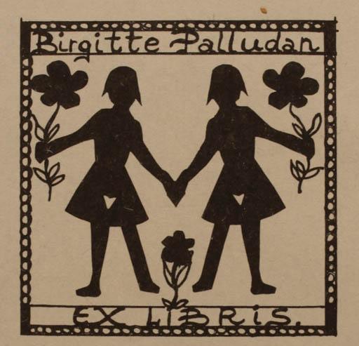 Exlibris by ? ? from Unknown for Birgitte Palludan - Child 