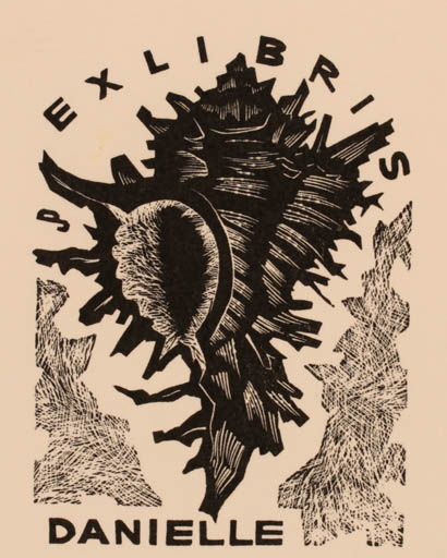 Exlibris by Piet Janssens from Belgium for ? Danielle - Fauna 