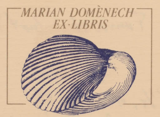 Exlibris by Victor Oliva from Portugal for Marian Doménech - Fauna 