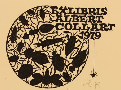 Exlibris by Zbigniew Dolatowski from Poland for Albert Collart - Insect 