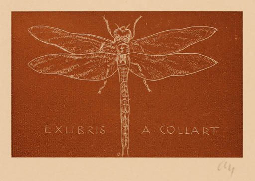 Exlibris by   from Germany for Albert Collart - Insect 