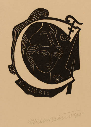 Exlibris by Karl Erich Merseburger from Germany for ? ? - 