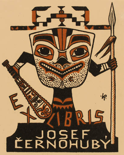 Exlibris by Vaclav Rytir from Czechoslovakia for Josef Cernohuby - 