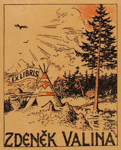 Exlibris by Vaclav Rytir from Czechoslovakia for Zdenék Valina - 