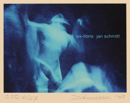 Exlibris by Christine Deboosere from Belgium for Jan Schmitt - Dancing 