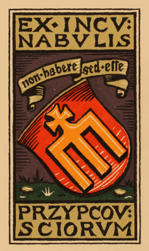 Exlibris by Tadeusz Przypkowski from Poland for Tadeusz Przypkowski - Heraldry 