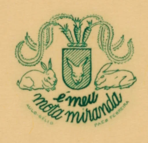 Exlibris by Antonio Pais Ferreira from Portugal for Artur Mario Da Mota Miranda - Fauna 