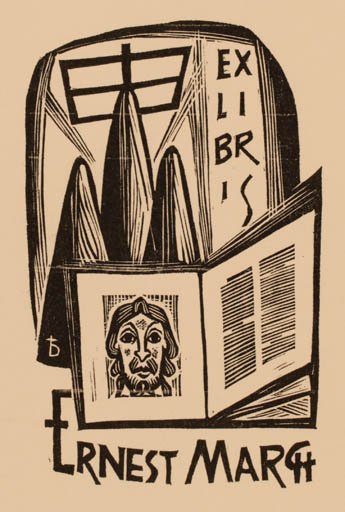 Exlibris by Oriol M. Divi from Spain for Ernest March - Book 