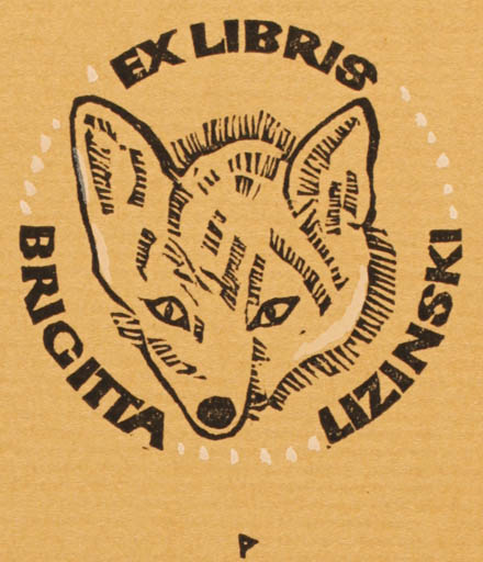 Exlibris by Ottmar Premstaller from Austria for Brigitta Lizinski - Fauna 