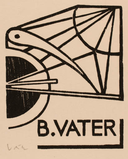 Exlibris by Axel Vater from Germany for Beatrix Vater - Abstract 