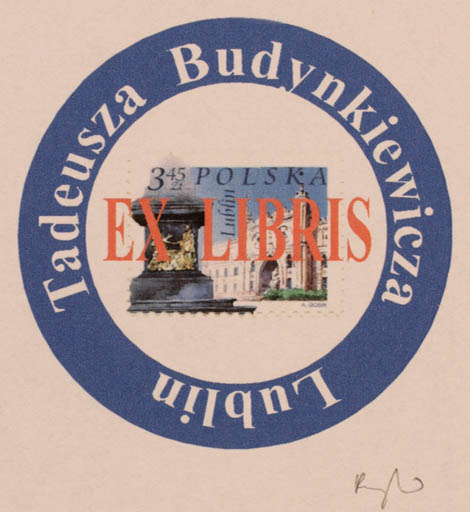 Exlibris by Rajmund Aszkowski from Poland for Tadeusza Budynkiewicza - 