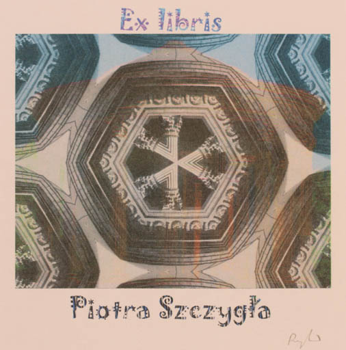 Exlibris by Rajmund Aszkowski from Poland for Piotra Szczygla - Ornament 