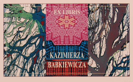 Exlibris by Rajmund Aszkowski from Poland for Kazimierza Babkiewicza - Book 