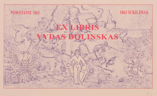 Exlibris by Rajmund Aszkowski from Poland for Vydas Dolinskas - 