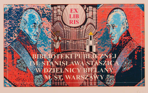 Exlibris by Rajmund Aszkowski from Poland for Biblioteki Publicznej - 