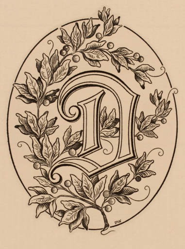 Exlibris by Werner Pfeiler from Austria for ? ? - Flora Monogram 