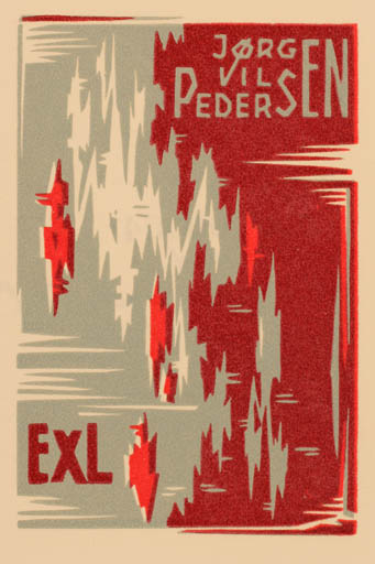 Exlibris by Lew Beketow from Russia for Jørgen Vils Pedersen - Abstract 