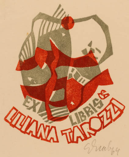 Exlibris by Edward Grabowski from Poland for Liliana Tarozzi - Abstract 