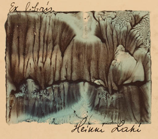 Exlibris by Guara Muuga from Estonia for Heinni Laki - Abstract 