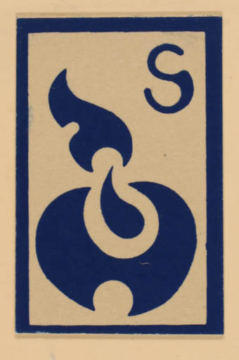Exlibris by Sigvald Nielsen from Denmark for Sigvald Nielsen - Abstract 