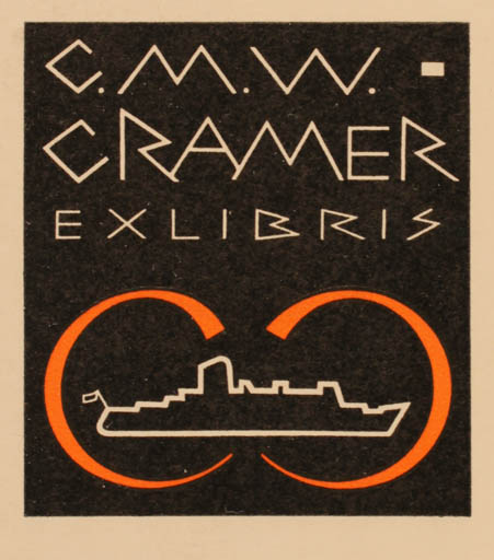 Exlibris by Roland Roveda from Austria for C. M. W. Cramer - Text/Writing 