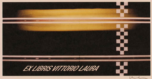 Exlibris by Vittorio Laura from Italy for Vittorio Laura - Abstract 